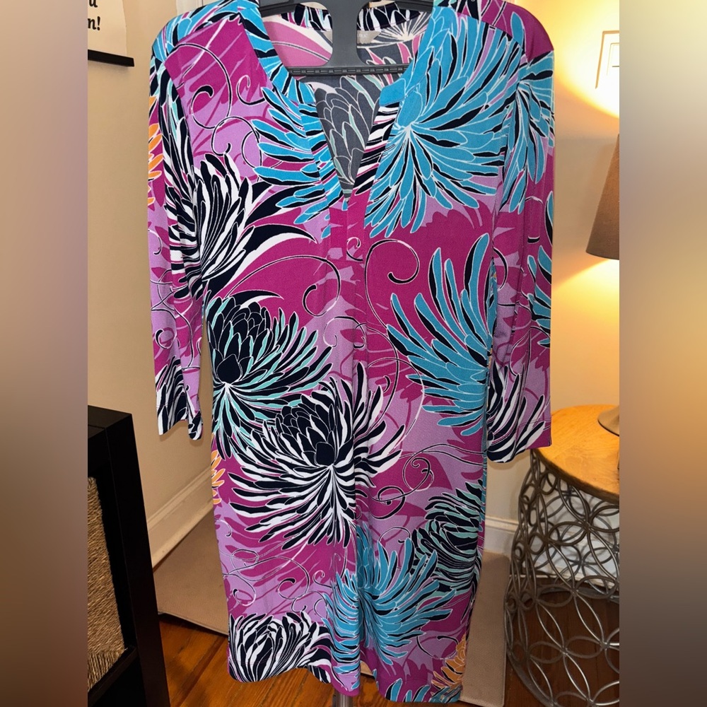 Colorful Floral Mini Dress